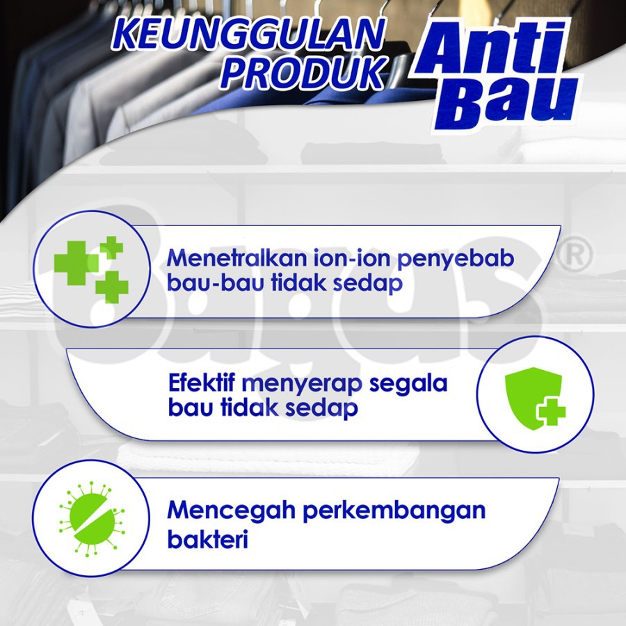 Bagus Anti Bau Lemari 50g / 50 g