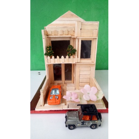 MINIATUR RUMAH MODERN MINIMALIS