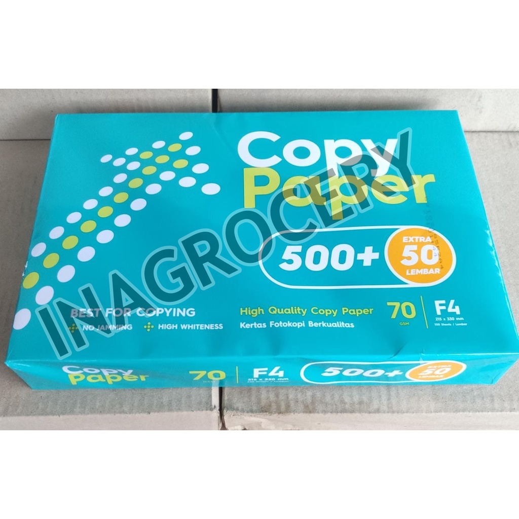 

COPY PAPER HVS F4 70GR 500LBR