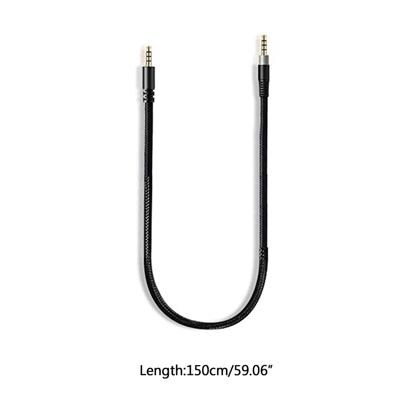 Bt Nylon Braided Replacement Aux 3.5mm Cable Extension Cord Untuk Untuk HyperX Cloud Mix Untuk Alpha S Headset Gaming Headph