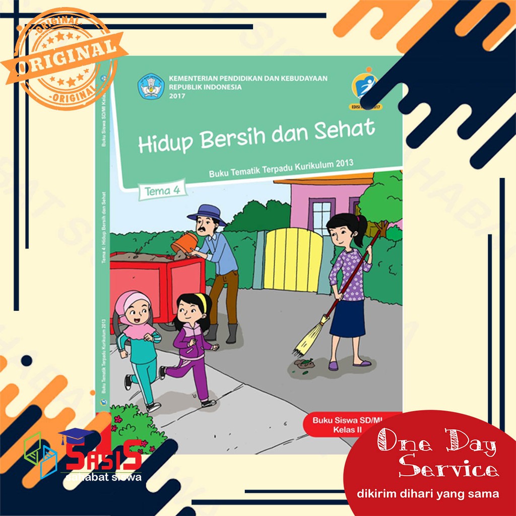 

Buku Siswa SD kelas 2 tema 4 : Hidup Bersih Dan Sehat