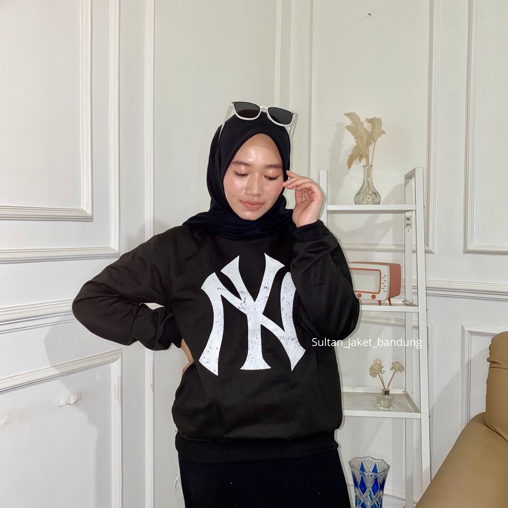 NY BIG LOGO SWEATER CRAWNECK || SWEWTER BASIC NEW ART