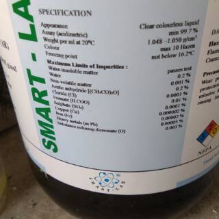 Asam asetat glasial (anhidrat) PRO ANALISIS SMARTLAB