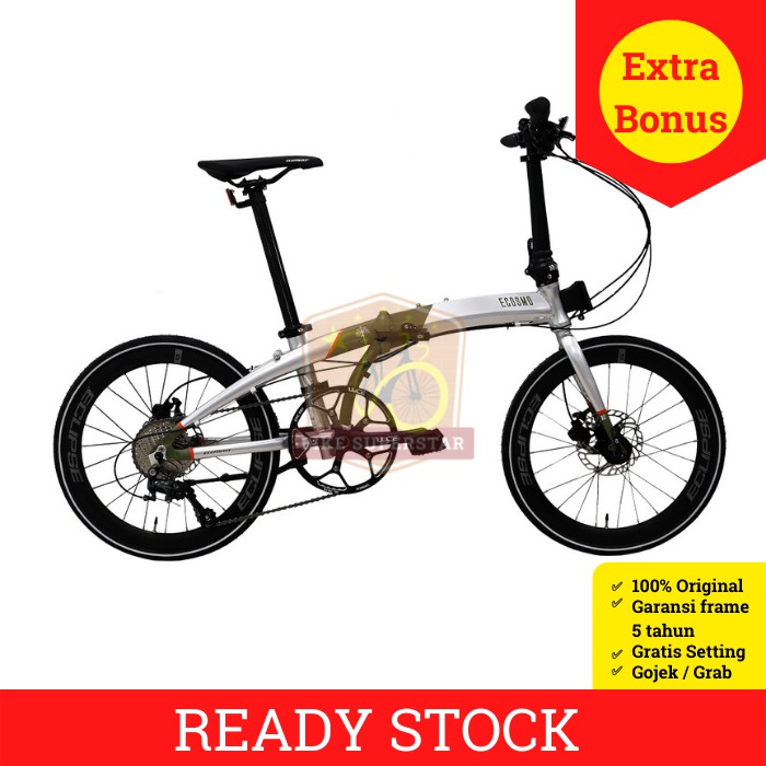 Sepeda Lipat 20 Inch Element Ecosmo 10 Save The Earth Sophia Ladjuba Edition Alloy 10 Speed Hidrolik