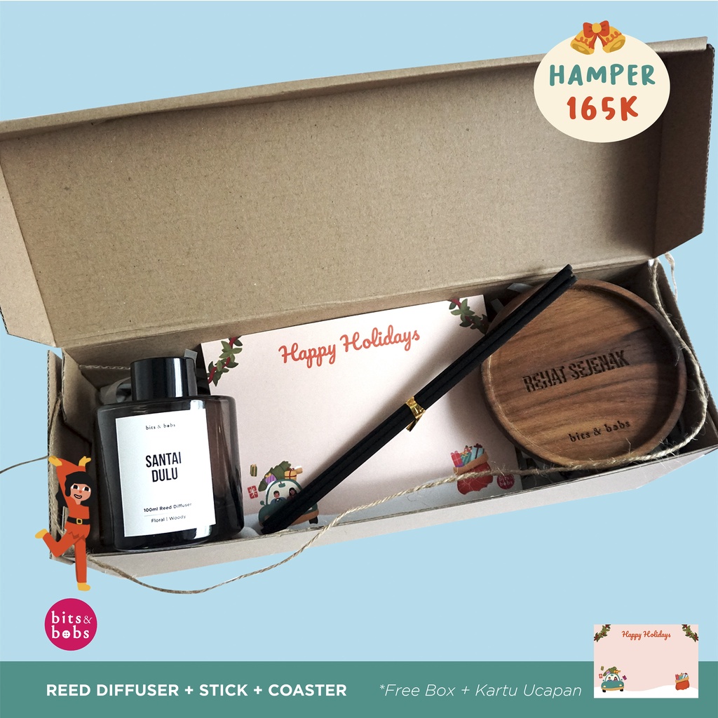 

bits & bobs - Hamper 165k (Reed Diffuser + Stick + Coaster)