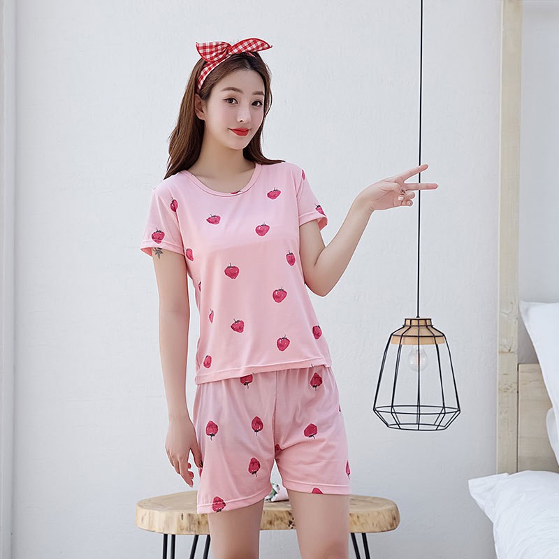 [ OBRAL / SALE  / TERMURAH ]Baju fashion tidur piyama wanita cewek bahan import murah BTB013