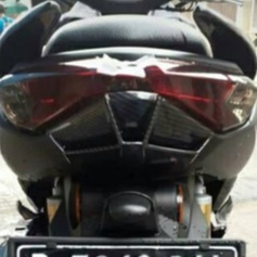 cover carbon nmax new lampu stop cover bawah stop nmax new tutup carbon