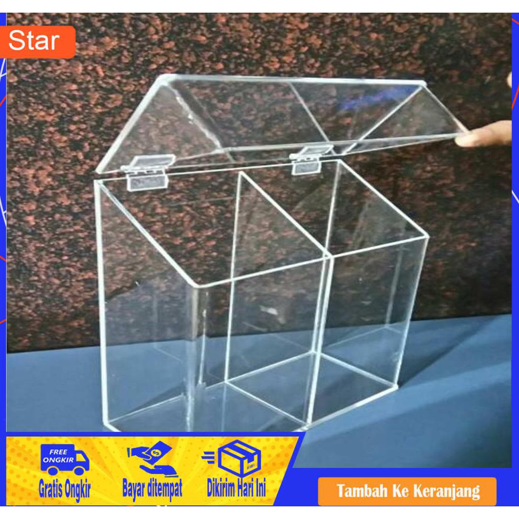 

BAYAR DITEMPAT - TEMPAT KOSMETIK AKRILIK,ACRYLIC BOX BRUSH XJ239