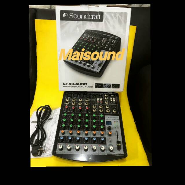 Mixer Soundcraft EFX8 4 USB EFX 8