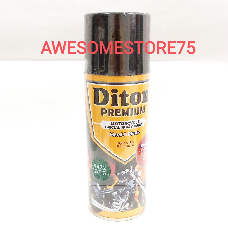 DITON PREMIUM 9432 DARK GREEN Hijau Tua Cat Semprot Pilox Pylox