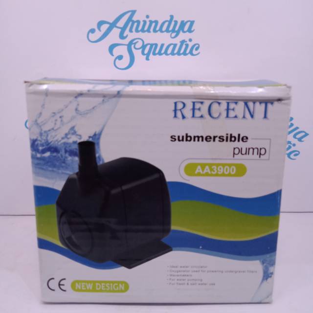 RECENT  AA 3900 AA3900 AA-3900 Power Head Pompa Air Celup Kolam Hidroponik Aquarium