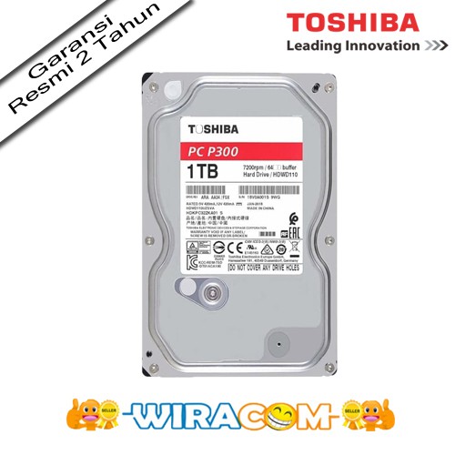 HDD Toshiba 1TB SATA3 7200RPM 3.5" GARANSI RESMI 2 TAHUN