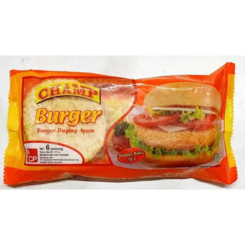 

champ burger 315gr