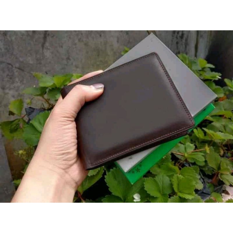 Dompet Kulit Asli Pria Dompet Kulit Domba New Elegant Dompet Anti Api