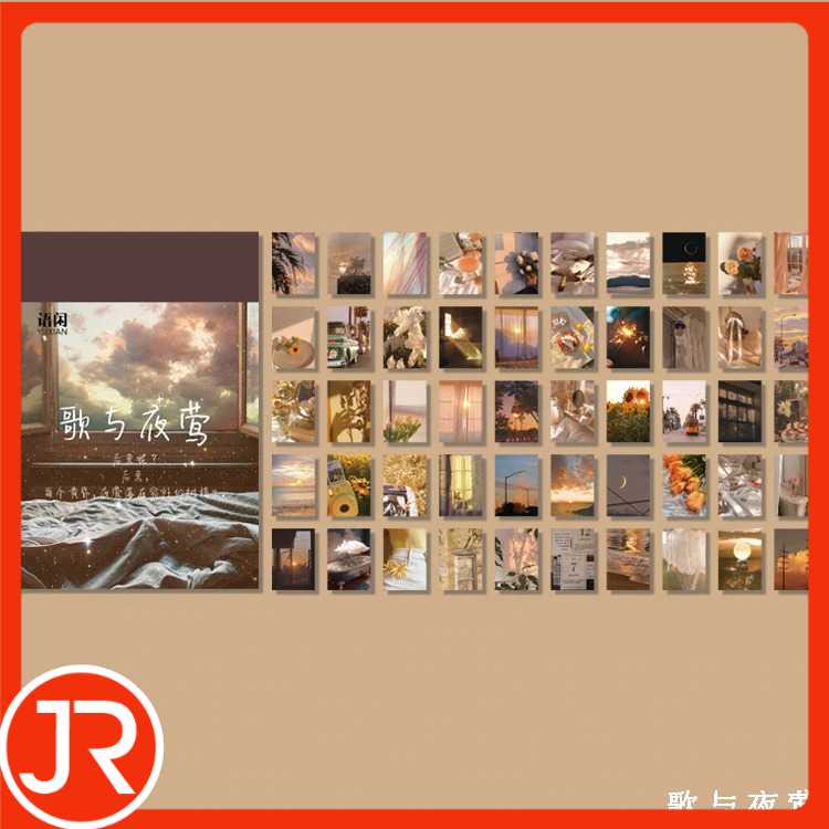 

Stiker Buku Jurnal Diary PINKINAHY Stiker Kertas Buku Vintage Journal Decorative 50pcs - GS74