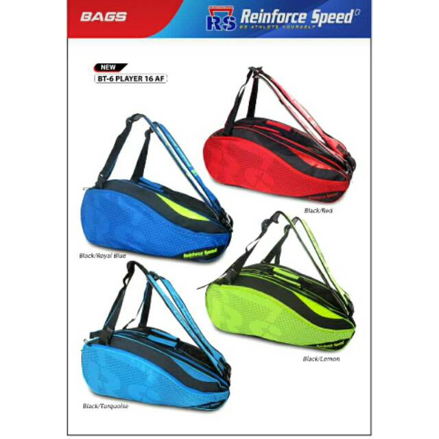 Tas Badminton RS BT6 Player 16 AF Original