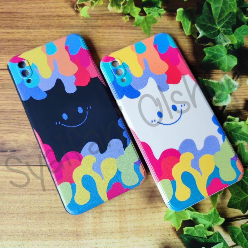 Case Smile Vivo Y93 (Non Finger) / 1814 / 1815 / V1818A / V1818T Softcase Smile Candy Colour Soft TPU Lembut