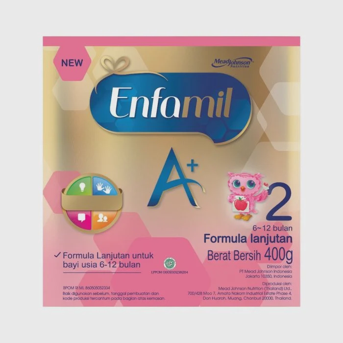 Enfamil Susu Formula Bayi 2 A+ 1800GR &amp; 400GR