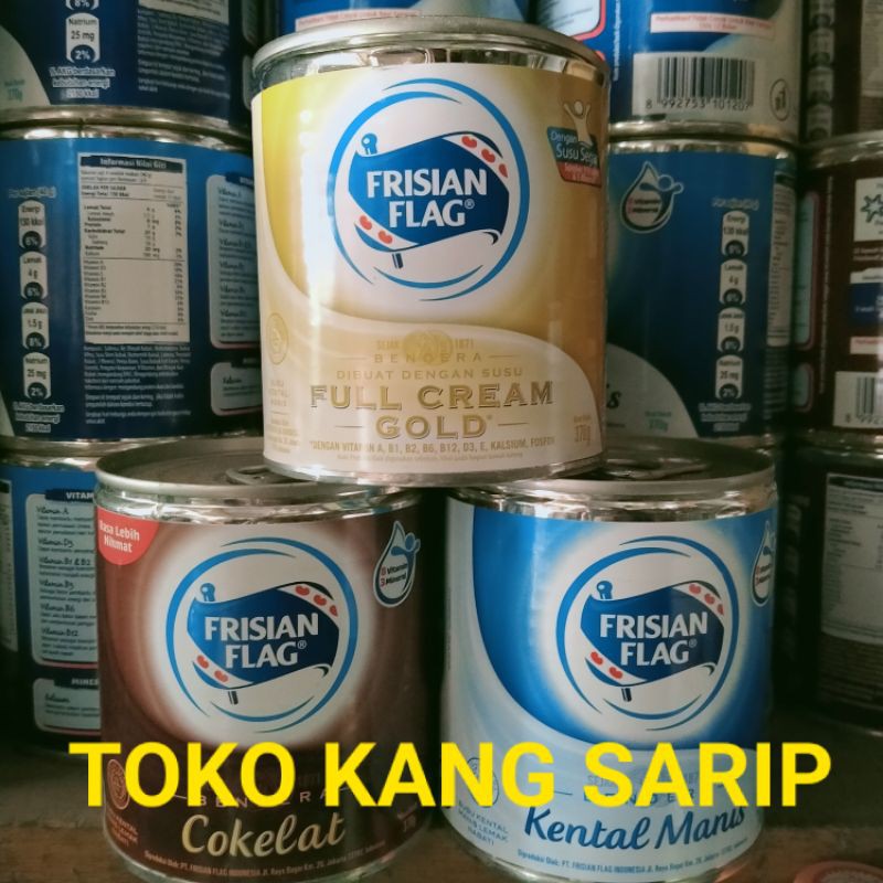 

SUSU FRISIAN FLAG KALENG VARIAN GOLD/PUTIH/COKELAT 370 gr