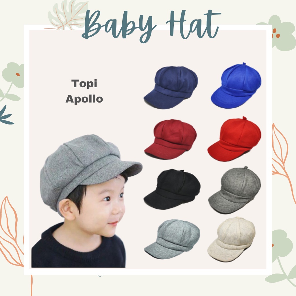 Topi Baret Anak Apolo Octagonal untuk Perempuan / Laki-Laki