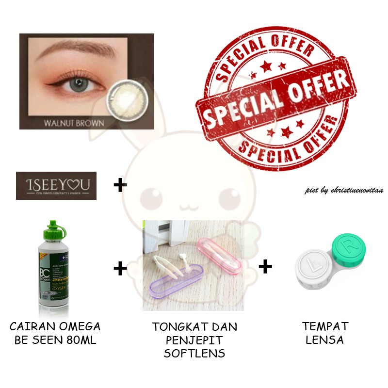 SOFTLENS I SEE YOU NORMAL - 14.5MM - PAKET UNTUK PEMULA