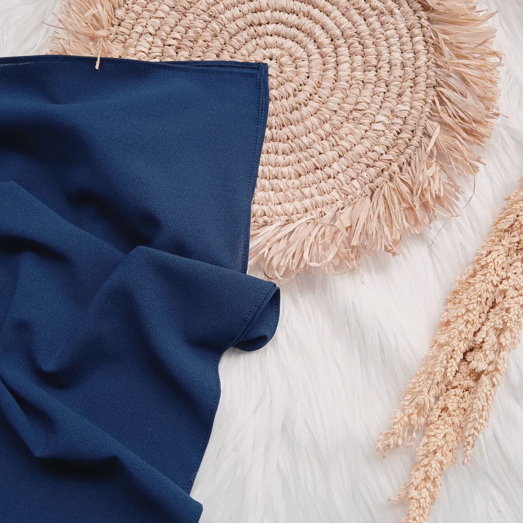 PASHMINA DIAMOND NISYA SABYAN TERLARIS 160CMX75CM-PSH160 NAVY