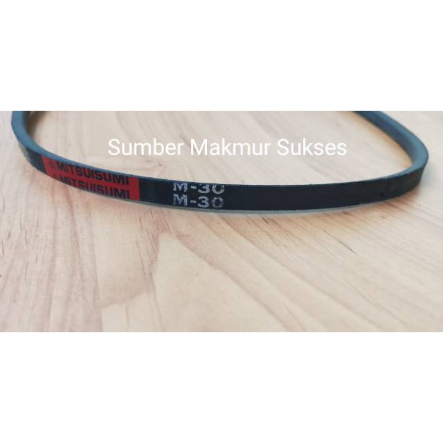 V BELT VANBELT FANBELT MESIN CUCI M30 M 30 M-30 MITSUISUMI GRADE A