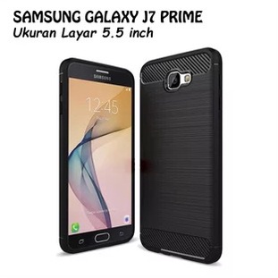 CASE SLIM FIT CARBON IPAKY SAMSUNG GALAXY J7 PRIME SOFTCASE - FA