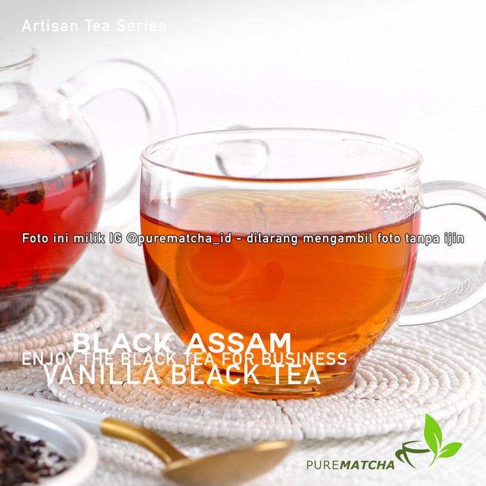 

Bb06F21D Artisan Tea Cafe - Assam Vanilla Black Tea 500Gr Teh Hitam Vanili Gg054Ss