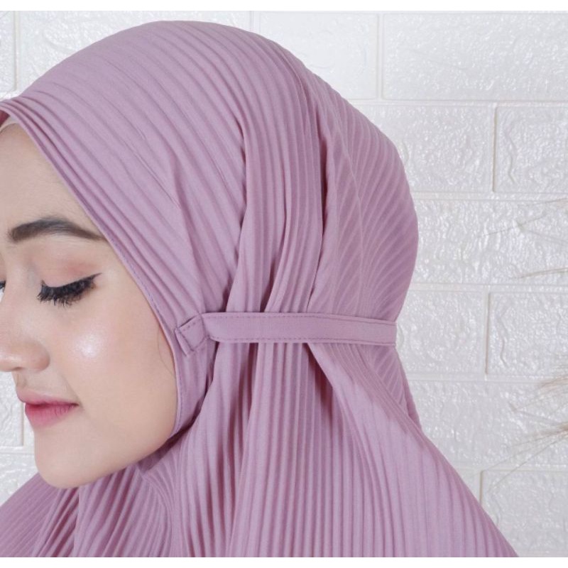 Bergo plisket jilbab