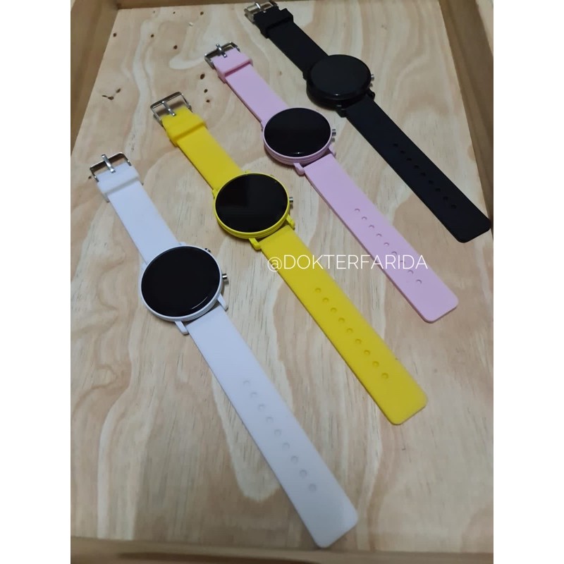 Jam LED Bangkok - tali karet