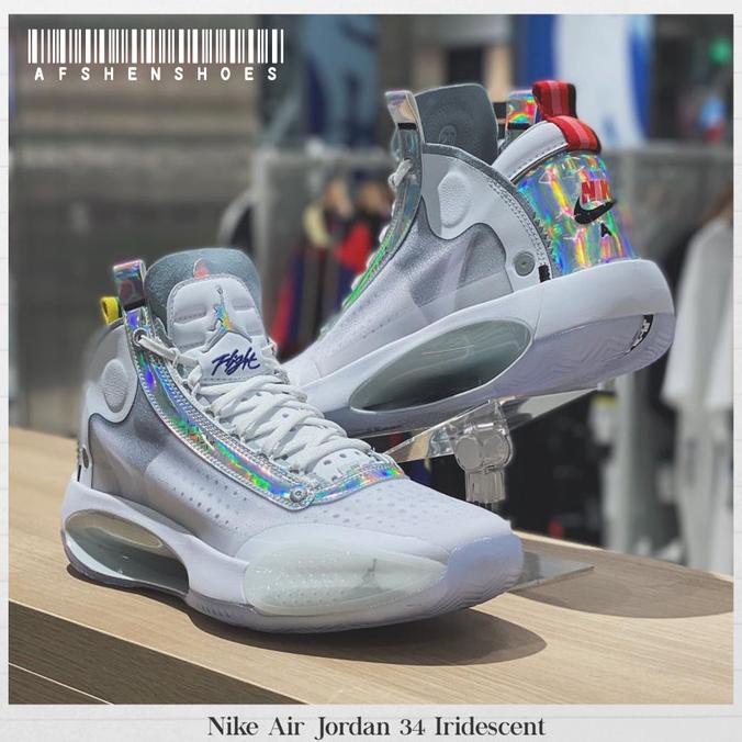 Sepatu Original Nike Air Jordan 34 Iridescent BNIB