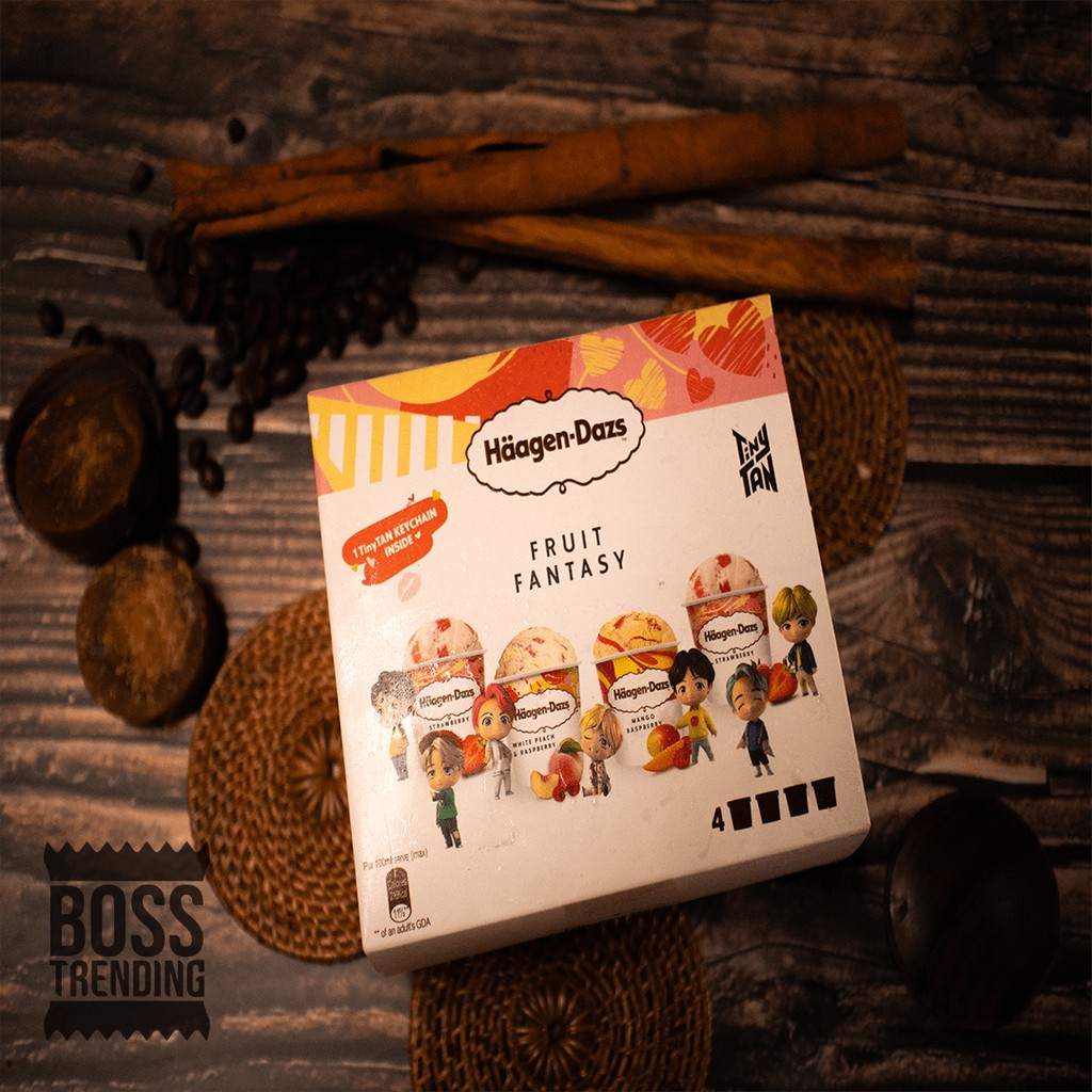 ICE CREAM / ES KRIM HAAGEN - DAZS X BTS (FRUIT FANTASY)