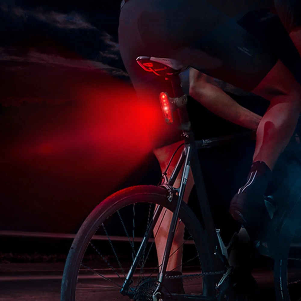 4 Modes USB Rechargeable Cycling Warning Tail Light