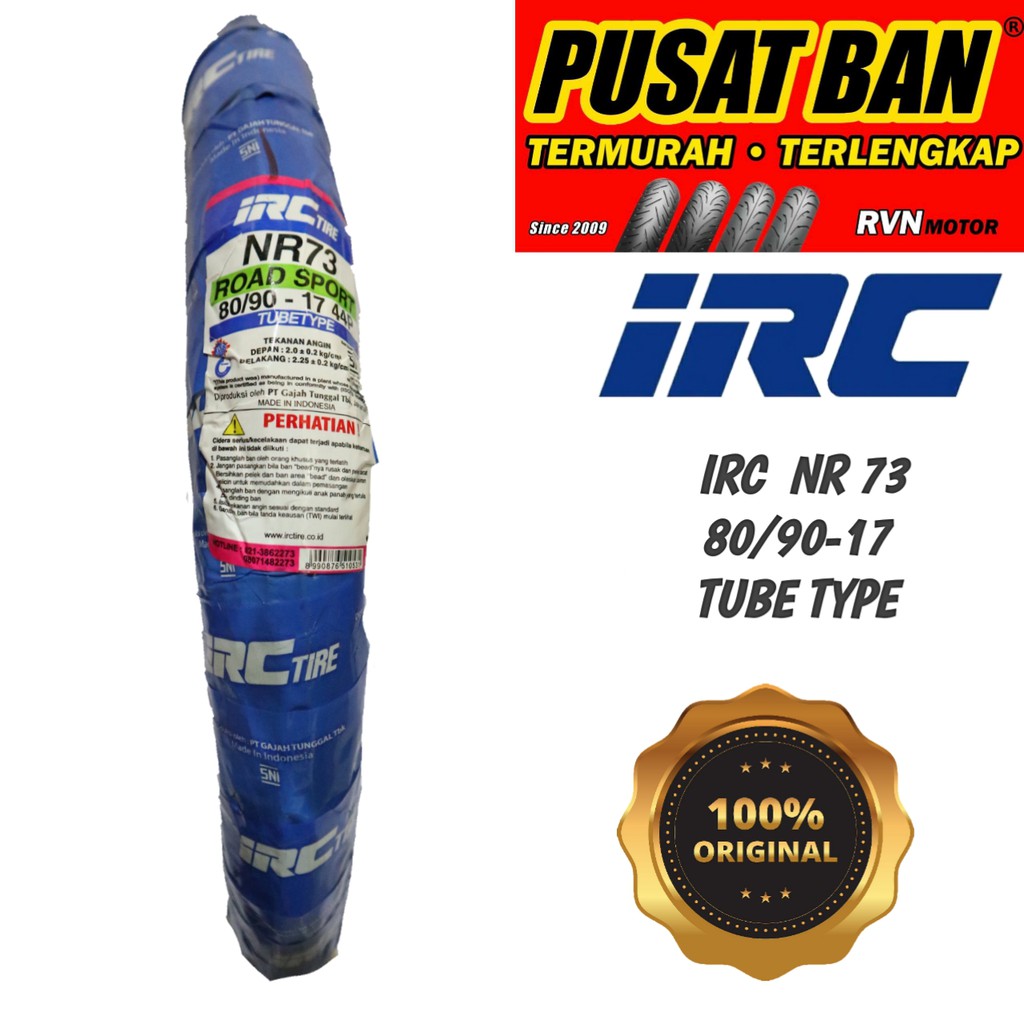 IRC NR 73 80/90-17 TUBETYPE