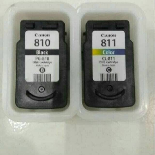 Cartridge canon 810 black 811 color bekas Original