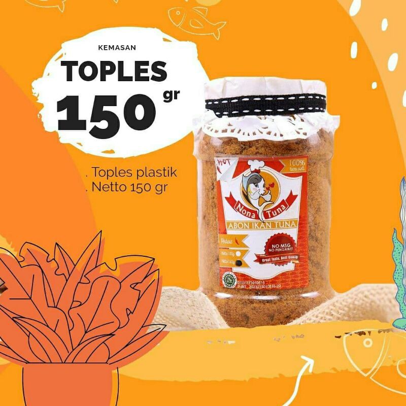 

Abon Nona Tuna toples 150 gr