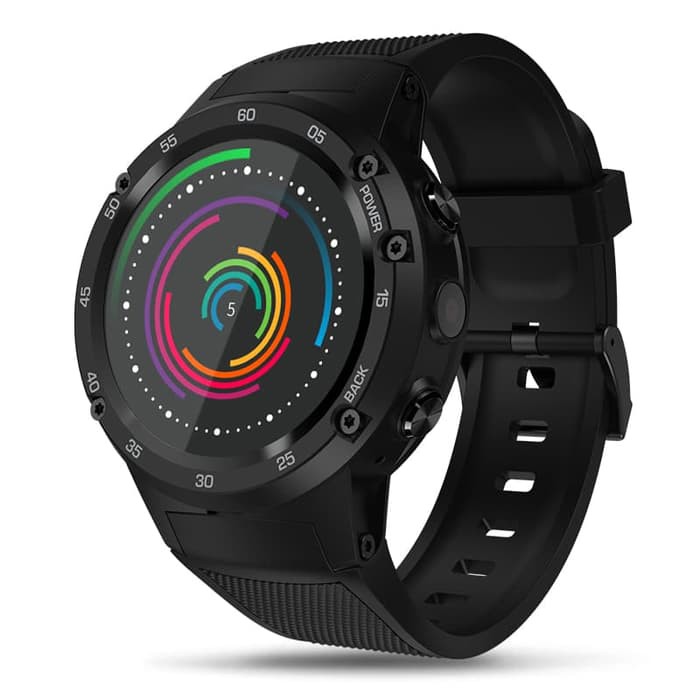 Terbatas Zeblaze Thor 4 Android Smart Watch 4G S Amoled Gps Smartwatch - Black Diskon
