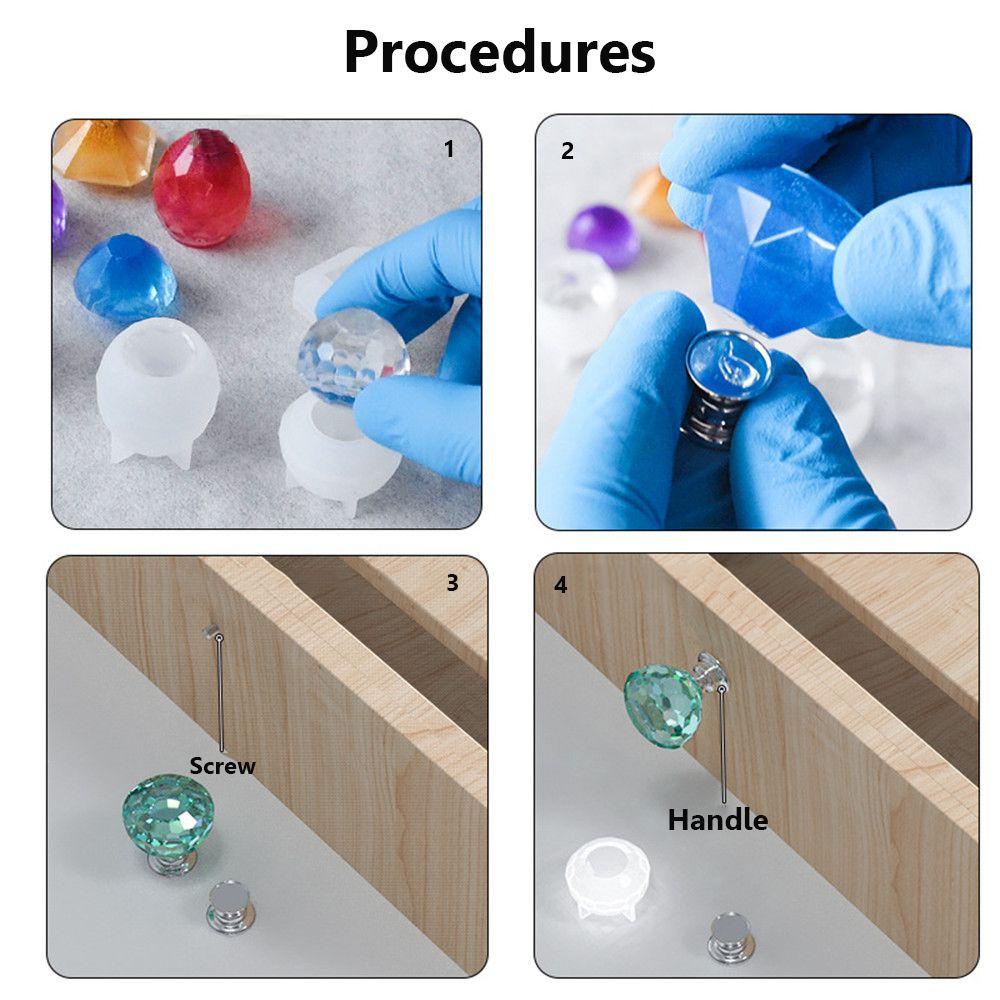 Preva Laci Cetakan Aksesoris Casting Sekrup Kerajinan Tangan Silicone Mold