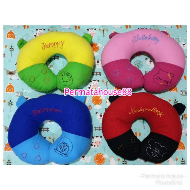 Bantal Leher Karakter / Bantal leher mobil