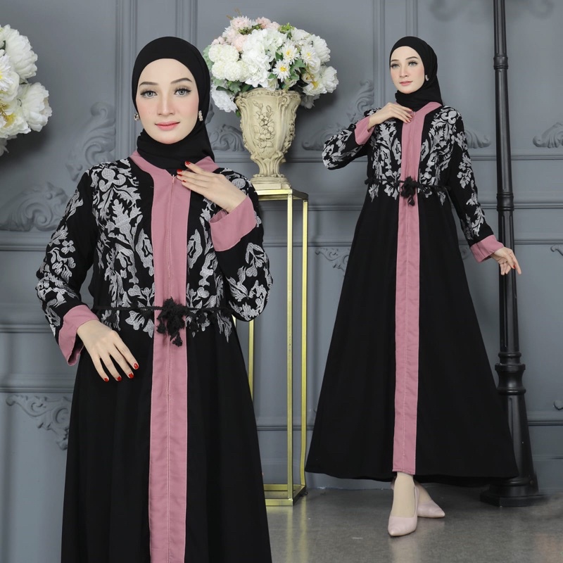 GAMIS ABAYA SYAR’I DUBAI KATRINA CANTIK MURAH COD