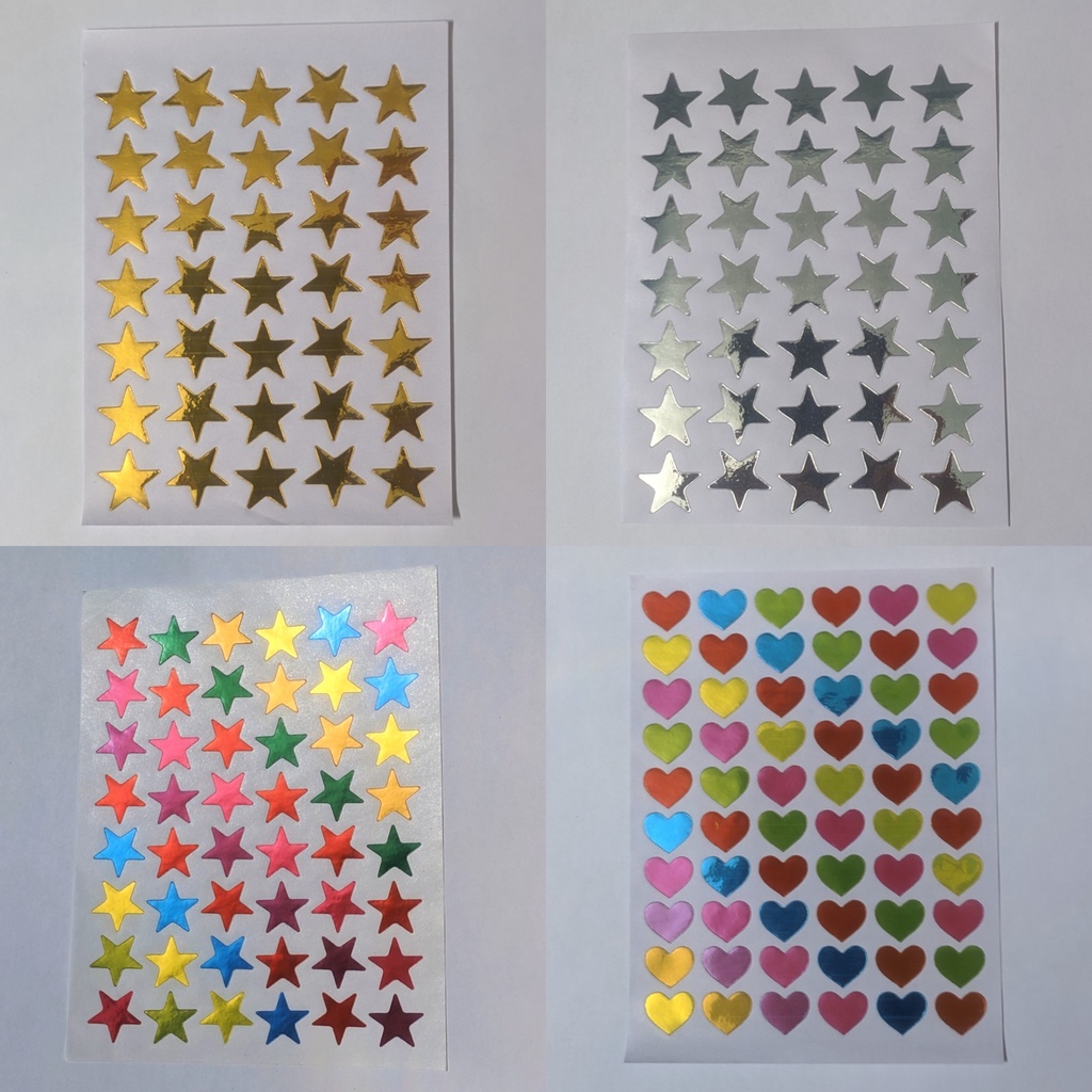 

Stiker Aesthetic PVC Metallic Tumblr Deco Scrapbook Bujo Diary DIY