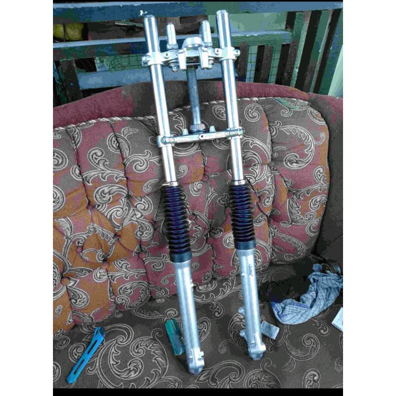 shock depan set tele trail cros KLX 150 L