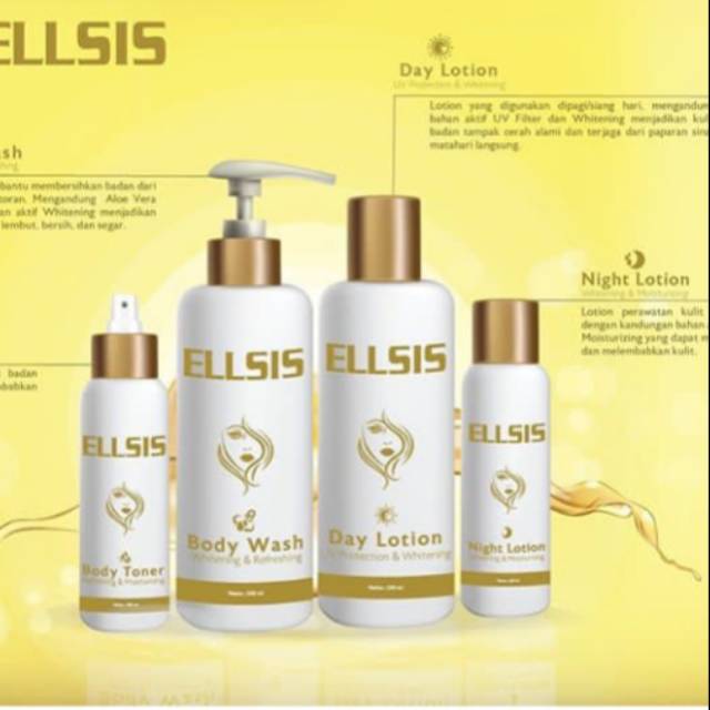 Ellsis whitening( paket body lotion platinum )