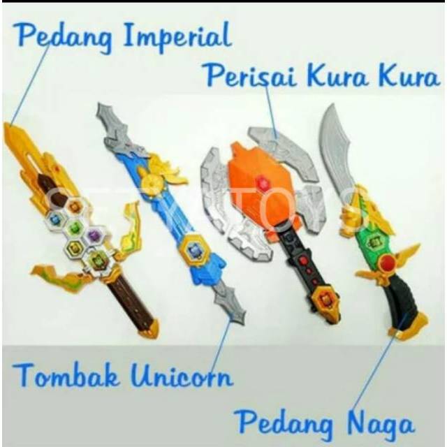 Mainan Anak Pedang Legend Hero 4 in 1
