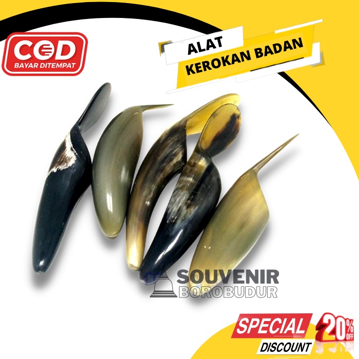 Alat Kerokan Badan dari Tanduk kerbau Sapi