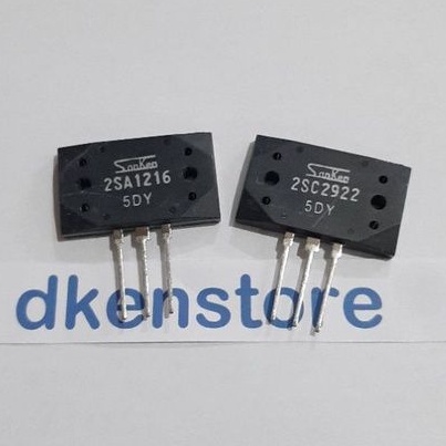 Transistor Final Sanken 5DY A1216 C2922 orginal Asli 1set