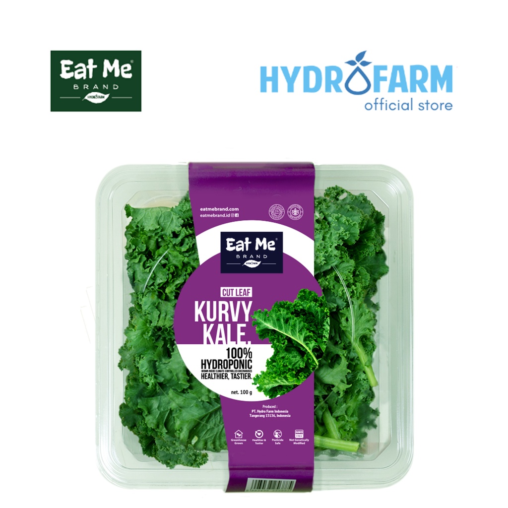 

Eat Me Brand - Cut Leaf Kurvy Kale Curly Potongan (Hidroponik)