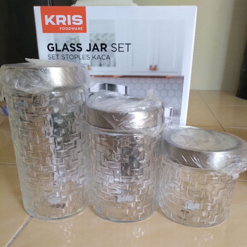 toples krishome diamond set 3 pcs / toples makanan / wadah makanan