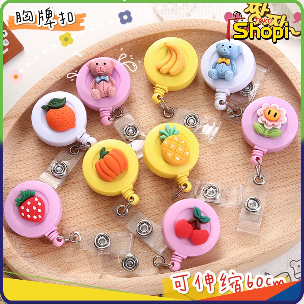 

♚ ♚Tali ID Card Gantungan ID Card Yoyo Hang Tag Name Lanyard Karakter